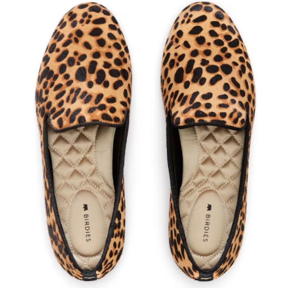 Birdies The Starling Cheetah Calf Hair Women’s Flats Size 7